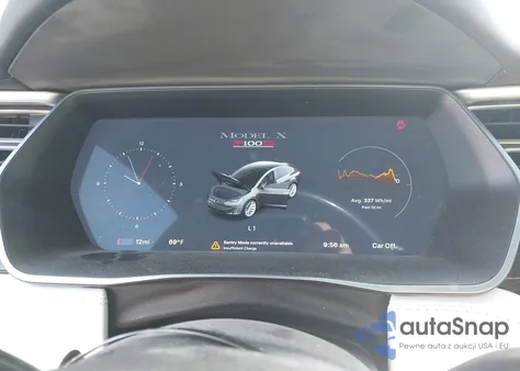 2018 Tesla Model X из США, поврежденный, VIN 5YJXCDE44JF091690